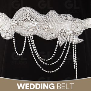 Handmade Wedding Belt, Rhinestone Bridal Sash Belt, Pearl Wedding Sash Belt, Simplicity Belt, Bridesmaid Belt, Crystal Belt, Pearl Belt