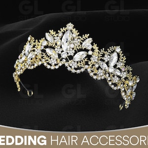 Princess Crown, Princess Tiara, Wedding Crown, Wedding Tiara, Bridal Crown, Bridal Tiara, Queen Crown, Sweet 16 Crown, Communion Crown