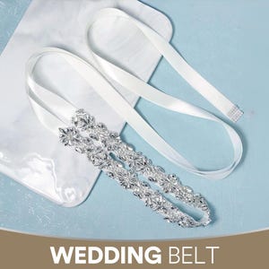 Rhinestone Wedding Sash, Wedding Belt, Bridal Sash Belt, Bridal Belt, Bridesmaid Belt, Crystal Belt, Wedding Dress Belt, Crystal Sash