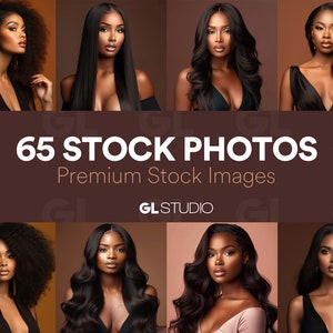 65 stock photos, Hair Stock Photos, Wig Model, Stock Photos, Makeup Stock Photos, Hair Extensions, Black, Beauty Stock Photos, AI Model