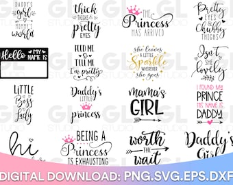 Baby Girl Bundle, Baby Bundle, Newborn Bundle, Baby SVG Bundle, Baby svg, dxf, png, Baby Quote Bundle, Newborn svg, baby shower bunndle