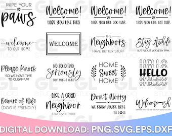 Doormat SVG Bundle, Doormat Bundle, Funny Doormat Bundle, Funny Doormat svg, Doormat svg, dxf, Welcome Doormat svg, Sign Making SVG Bundle