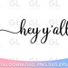 Hey Y'all Svg, Hello SVG, Welcome Svg, Dxf,png, Front Door Sign SVG ...