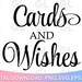 Cards and Wishes Svg, Advice and Wishes Svg, Wedding SVG File, Wedding ...