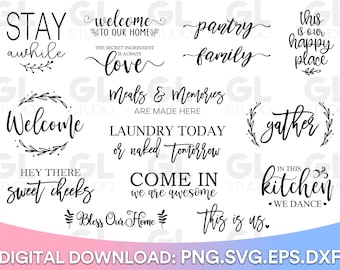 Sign Making Bundle, Sign Bundle, Sign SVG Bundle, Farmhouse svg, dxf, Farmhouse SVG Bundle, Rustic Signs svg, Family svg, Inspirational SVG
