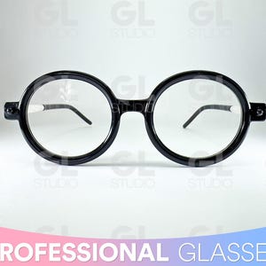 Man Reading Glasses, Reading Glasses Frames, Round Frame Glasses, Thick Frame Reading Glasses,Lightweight Glasses,Large Reading Eyes,Eyewear