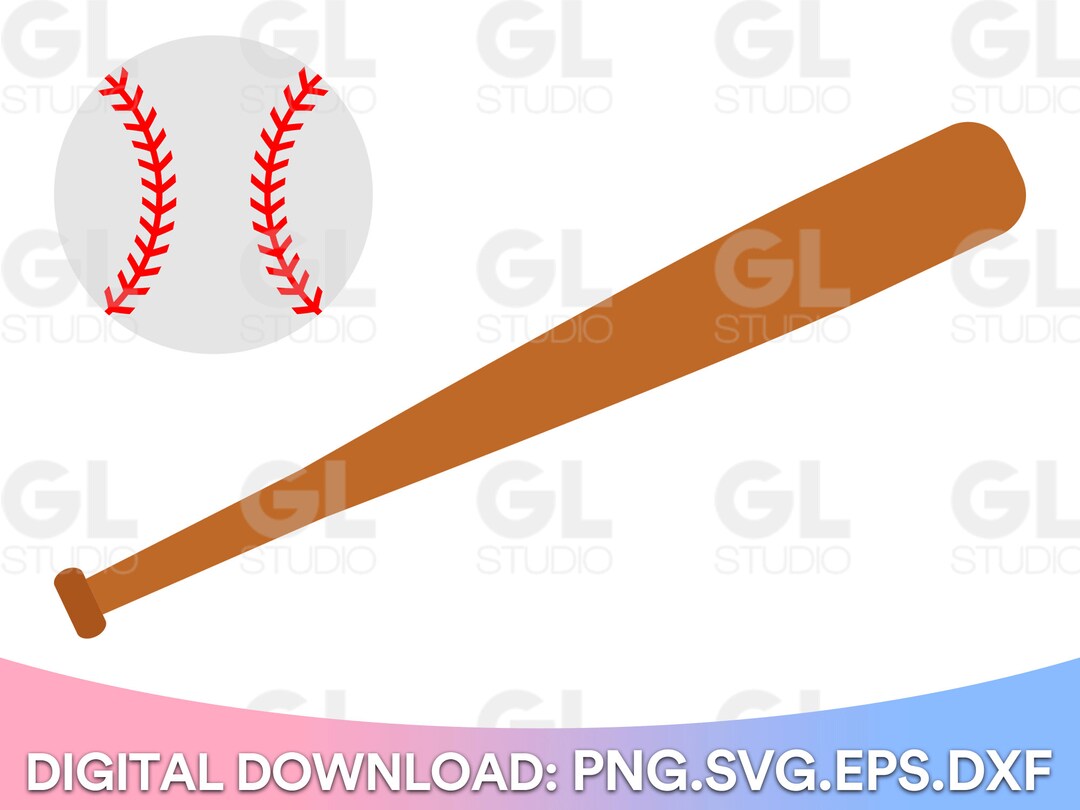 Baseball SVG, Baseball Bat SVG, Baseball SVG Cut Files,softball Bat,bat