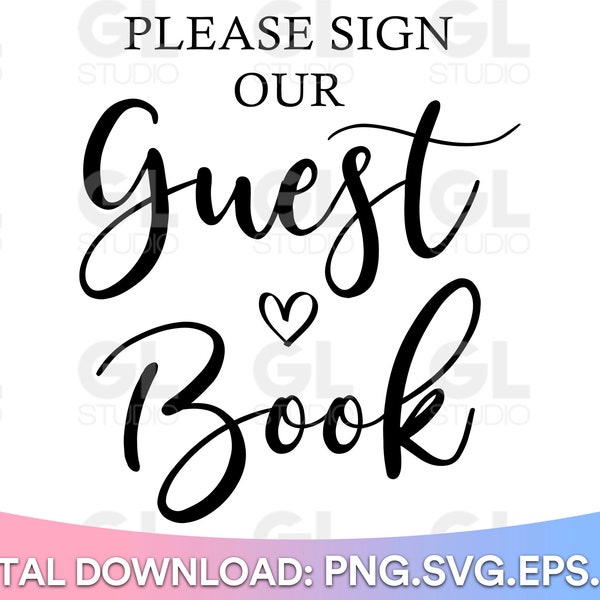 Please Sign Our Guestbook svg, Guestbook svg, Wedding svg, Rustic Wedding Sign svg, Wedding Sign svg, Cards And Gifts svg, Rustic Wedding