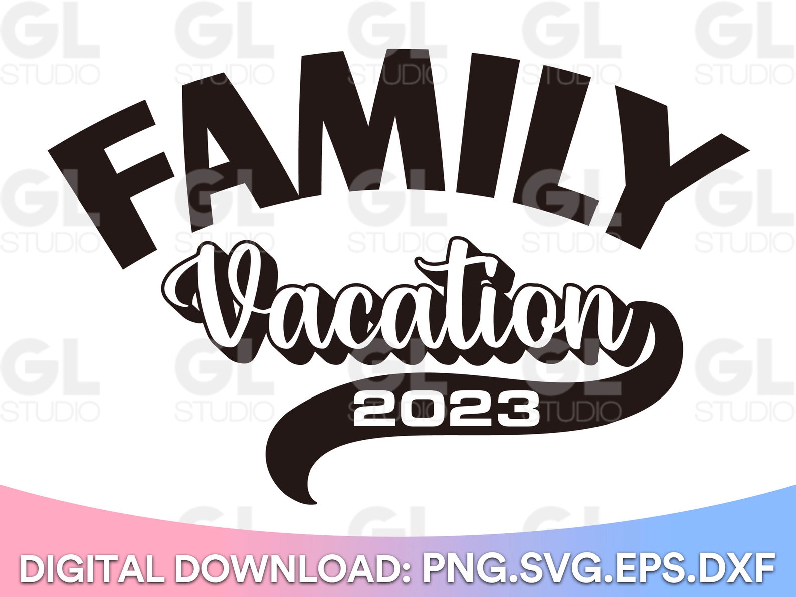Family Vacation 2023 Svg Beach Vacation Svg Matching Family - Etsy