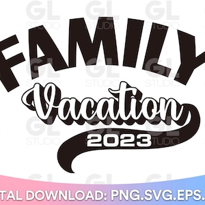 family vacation 2023 svg, beach vacation svg, matching family vacation svg, family vacay,family vacation cut file, Summer Vacation Tshirts