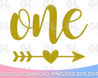 One SVG, first birthday svg, 1st Birthday svg, princess birthday svg, dxf, png, Happy Birthday svg, Girl's first birthday SVG,birthday shirt