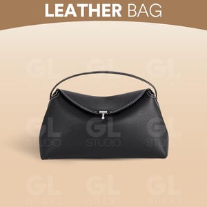 Vintage Grainy Leather Crossbody Bag, Handmade Shoulder Purse for Women, Elegant Everyday Satchel, Leather Crossbody Purse, Leather Bag