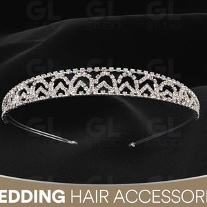 Bridal Headband, Bridal Tiara, Bridal Headpiece,Wedding Crown,Crystal Bridal Crown,Princess Crown,Princess Rhinestone Tiara,Wedding Headband