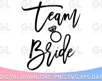 Equipo Novia svg, Tribu de la Novia svg, Escuadrón de novias SVG, Equipo de novia svg, Boda SVG, Dama de honor svg, descarga instantánea, Novia SVG, fiesta de bodas