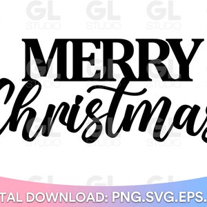 Merry Christmas Cake Topper svg, Christmas Cake Topper svg, Christmas svg, png, Merry Christmas svg, Cake Topper svg, Christmas Vibes svg