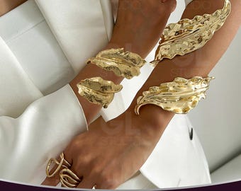 Wide Gold Bracelet, Wide Bangles, Chunky Bracelet, Gold Bangles, Cuff Bracelets, Bracelet Set,Wide Bracelet,Gold Bracelet,Wide Metal Bangles