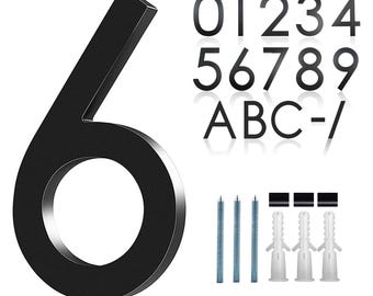 6-calowe nowoczesne numery domów, numery drzwi do domów w stylu architektonicznym, numery drzwi, akrylowe numery domów, niestandardowe tabliczki adresowe