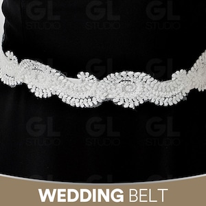 White Embroidery Belt, Lace Sash, Lace Belt, Bridal Belt, Bridal sash, Wedding Dress Belt, Wide Wedding Belt,Bridesmaid Belt,White Lace Belt