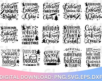 Christmas Pot Holder SVG Bundle, Christmas Baking Bundle, Christmas Baking svg, Christmas svg, dxf, png, Kitchen svg, Christmas bundle svg