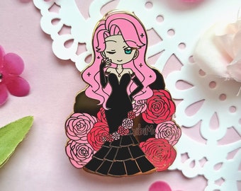 Gothic Wedding Bride Hard Enamel Pin I Brooch Pin Lapel I Wedding Gifts I Gift for Her