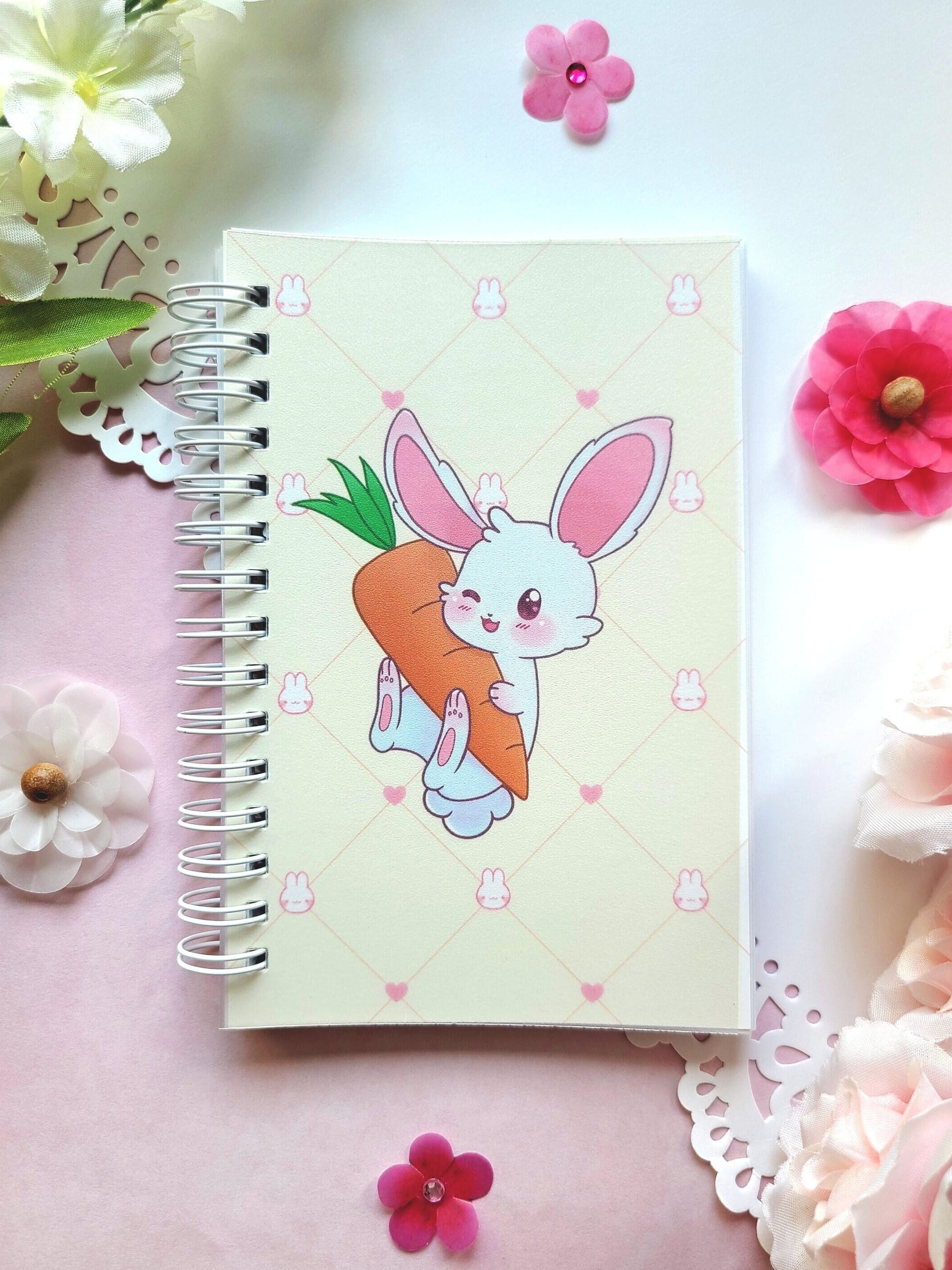 Unhinged Stickerbook // Cute Bunny Sticker Book , Book for Collecting  Stickers, Reusable Stickerbook for Gifts 