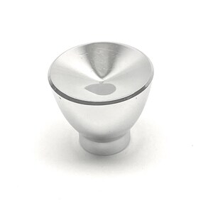 Cabinet Concave Knob Mid century modern  1.25 inch Ajax Tulip chrome  Danish