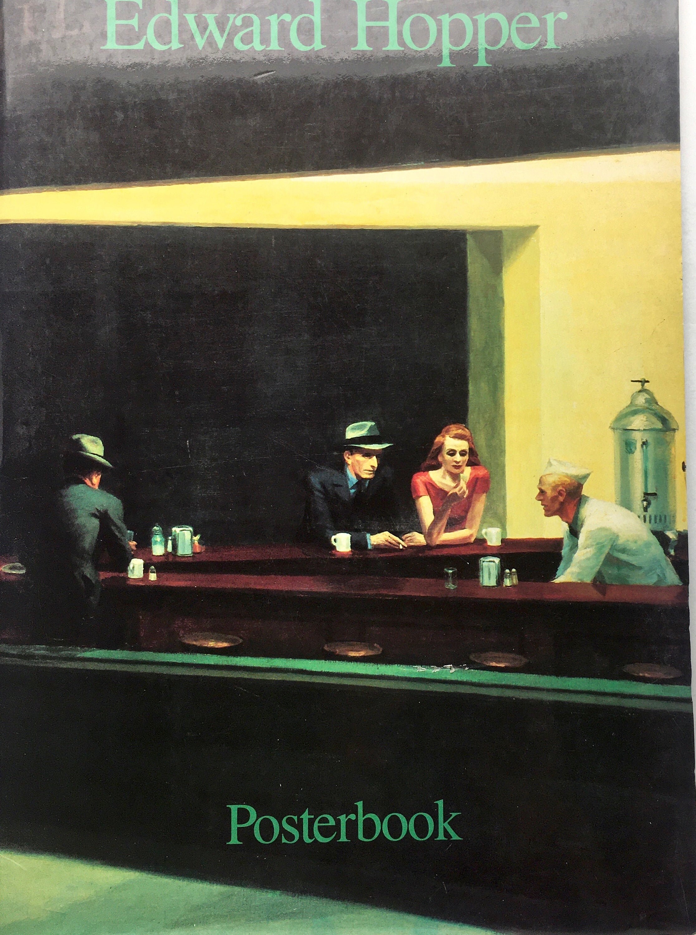 Edward Hopper poster book 1992 / 6 posters inside 30 cm x 43 Etsy