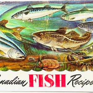 recipes book canadian fisheries  1951 vintage