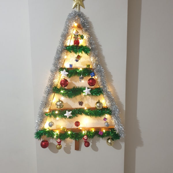 Wall Hanging Christmas Tree Etsy