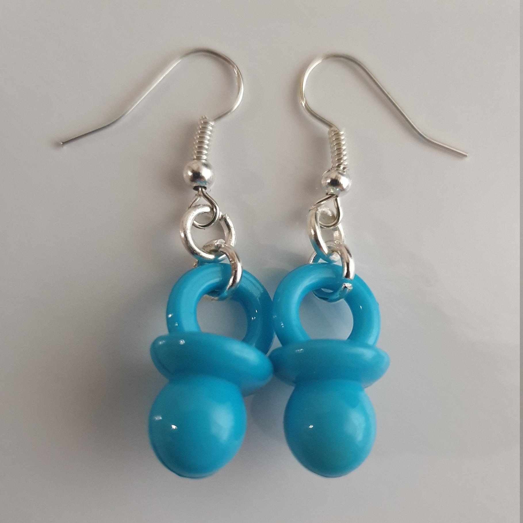 Opaque Coloured Dummy/pacifier Earrings Etsy UK
