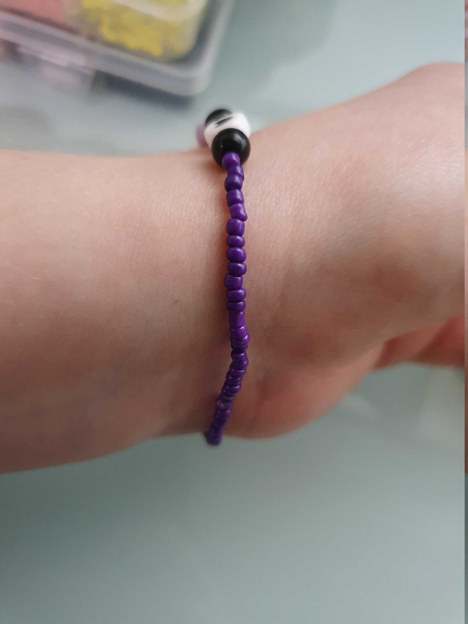 Handmade Hashtag Bracelet Love Stretchy Etsy