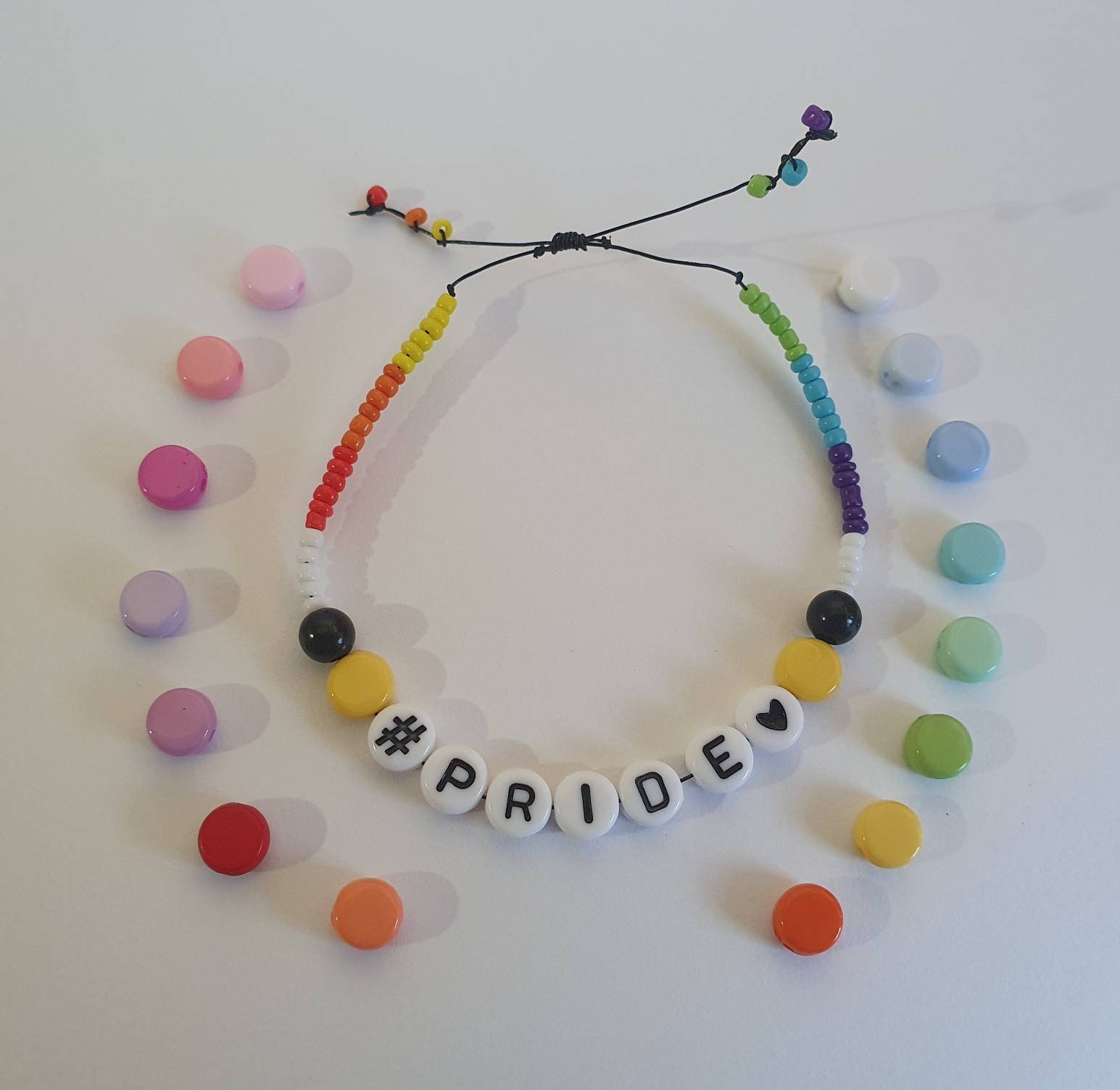 Pride bracelet / Hashtag bracelet Etsy.de