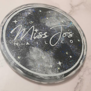 Bespoke Glass Topped Nail Art Palette