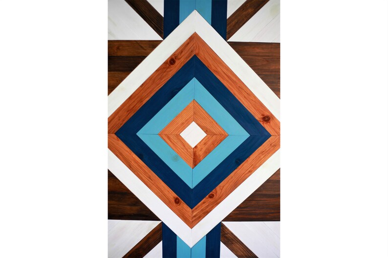 Geometric Wood Wall Art Extra Large Wall Art Apartment Etsy