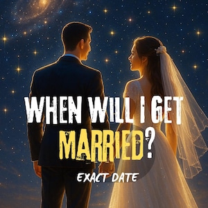 非常に詳細な「いつ結婚するのか？」、結婚占い、結婚の時期、将来の配偶者占い、正確な時期占い、夫