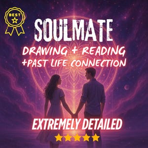 Lectura de almas gemelas extremadamente detallada + Dibujo + Conexión con vidas pasadas, Futuro esposo, Lectura del amor, Lectura psíquica, Regalos, Registros Akáshicos