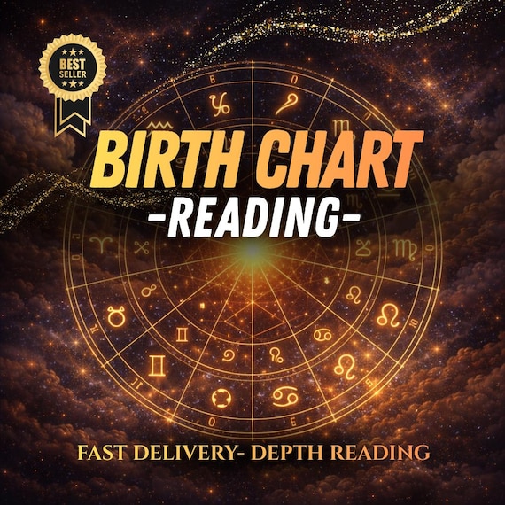 Very Detailed Birth Chart and Destiny Matrix Reading, Same Day Natal Chart Analysis, Natal Chart Reading, Detailed Astrology Insights