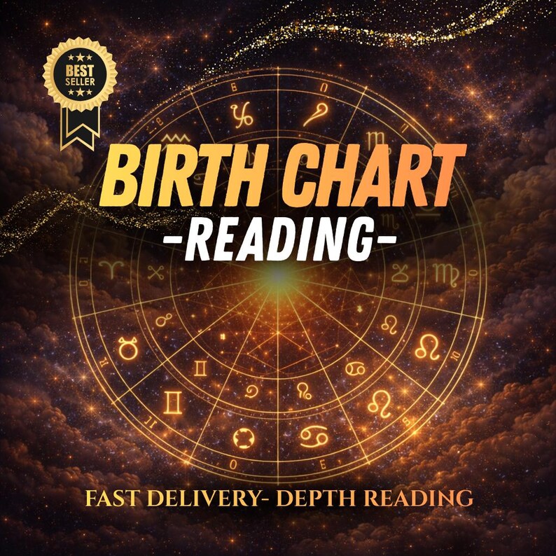 Very Detailed Birth Chart and Destiny Matrix Reading, Same Day Natal Chart Analysis, Natal Chart Reading, Detailed Astrology Insights image 1