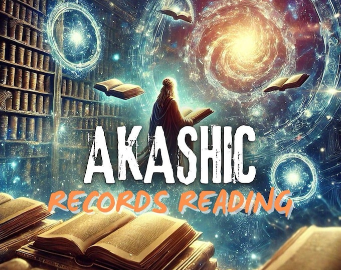 Featured listing image: Very Detailed Akashic Records reading, Soul gifts and origin, Clairvoyant, Blocks and restrictions, Healing and clearing work, İntuitive