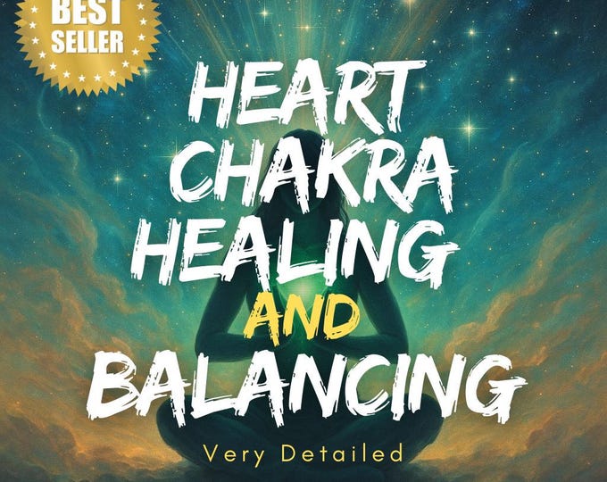 Featured listing image: Very Detailed Heart Chakra Healing and Balancing, Psychic Reading, Forgiveness, Energy Healing, Karma Cleaning , Chakra Clearing, İntuitive