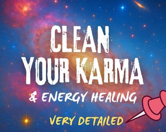 Very Detailed CLEAN YOUR KARMA, Karmic Block Removal, Remove Bad Karma, Deep Spiritual Healing, İntuitive Soul Healing, Energy Cleansing