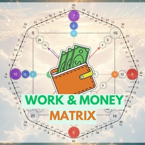 Analisi della matrice del destino di lavoro e denaro in 24 ore, amore, numerologia, denaro, lettura dei talenti, previsioni astrologiche, tema natale, astrologia di nascita,