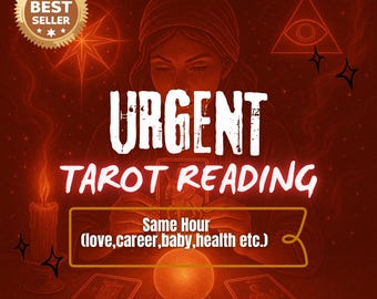 Urgent Tarot Reading: Same Hour Guidance (PDF Format)