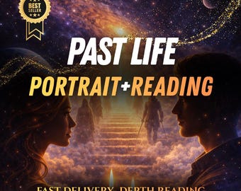 Same Day Past Life Tarot Reading and Portrait, Past Life Psychic Reading, Soul Memory & Karmic Energy Insight, Clairvoyant Medium Spiritual