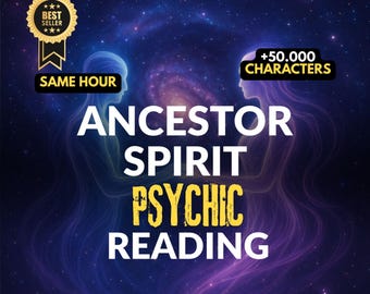 Sehr detaillierte Ahnenmessung, Mittlere Lesung für Botschaften & spirituelle Führung, spirituelle Beratung, Mittlere Lesung