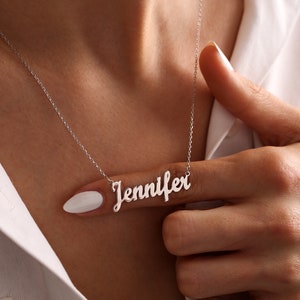 Personalized Name Necklace, Custom Name Necklace, Dainty Name Necklace, Name Jewelry, Personalized Necklace, Gift Necklace, Valentine&#39;s Gift