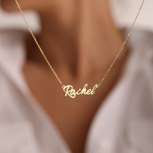 Personalized Name Necklace, Custom Necklace, Dainty Name Necklace, Custom Name Jewelry, Personalized Necklace, Gift Necklace, Mother&#39;s Gifts