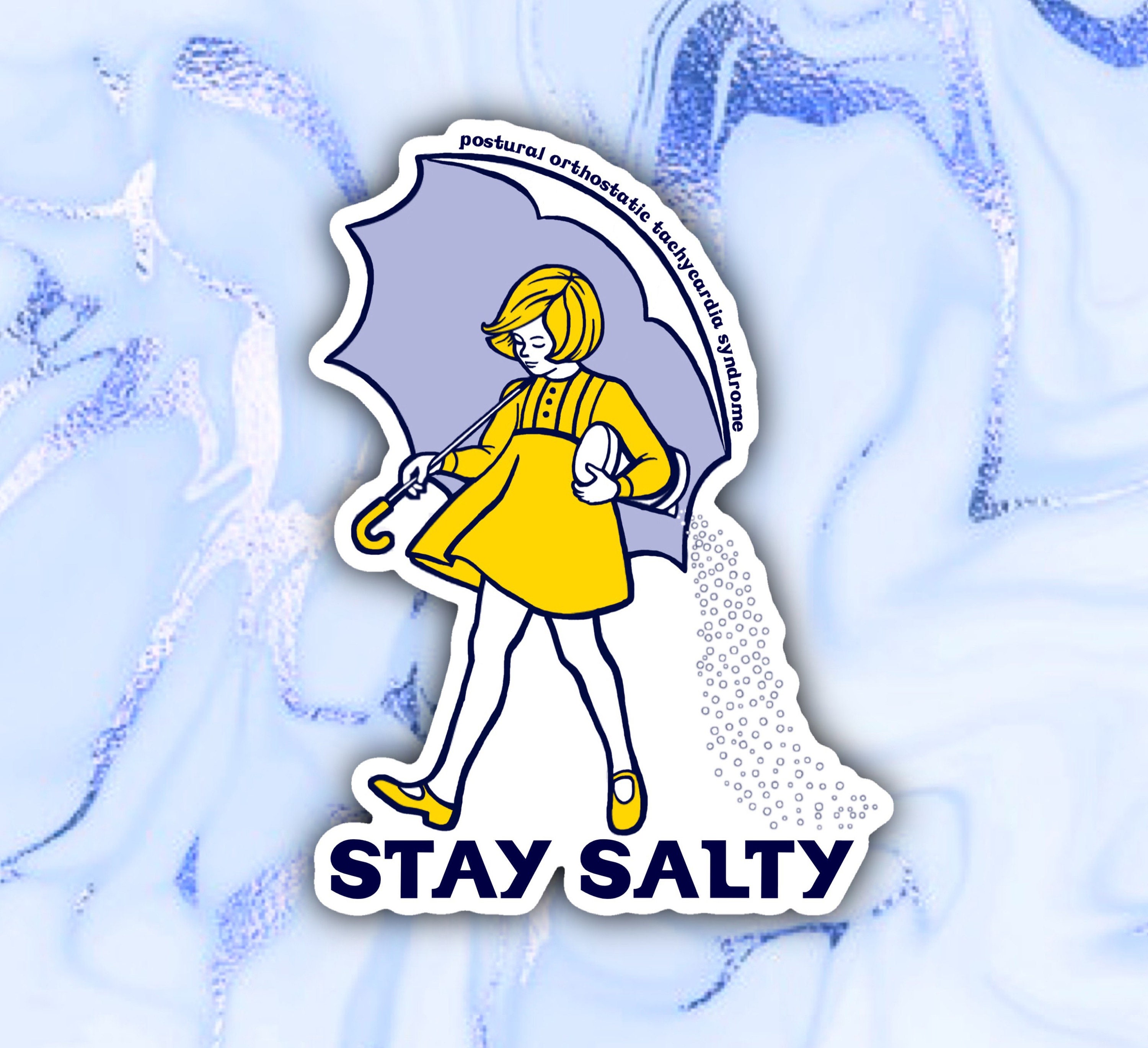 Funny POTS Syndrome Sticker Cute Chronic Illness Spoonie Etsy