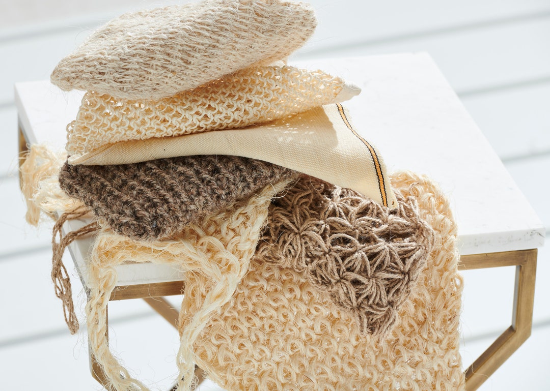 Natural Exfoliating, Bath Glove, Organic Jute Mitt, Bath Mitt, Kese