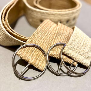 Raffia Summer Belt, Elastic Raffia Waist Belt, Handmade Woven Straw Boho Belt, Sisal Summer Belt for Women, Chic Hippie Style, Summer Belt